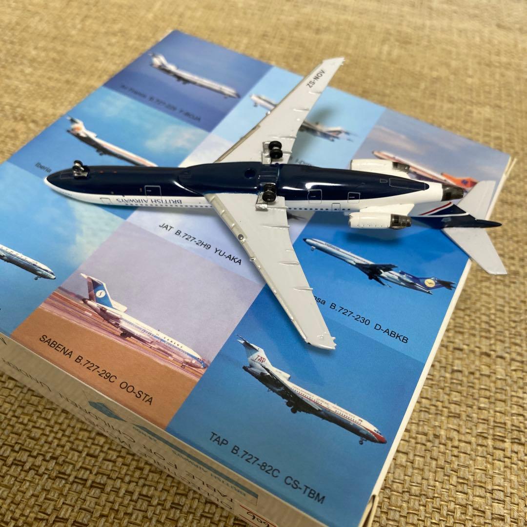 飛行機模型 B727British Airways 1/400