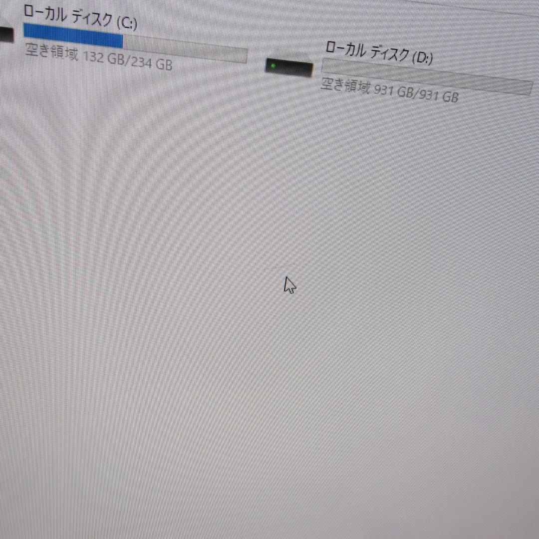大画面！Win11公式対応i7/メ8/SSD+HDD/DVD/カメラ/TypeC