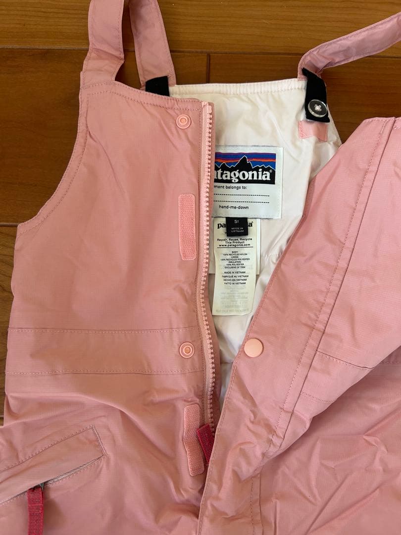 patagonia 子供用スキーウェアXS5-6