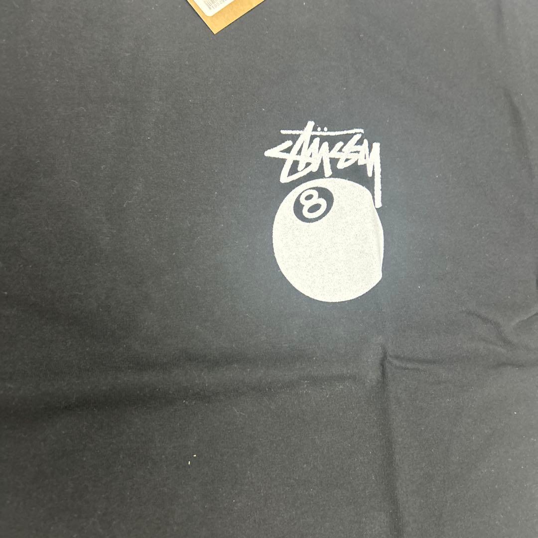 Stussy 8ボール Tシャツ ブラックサイズＬ