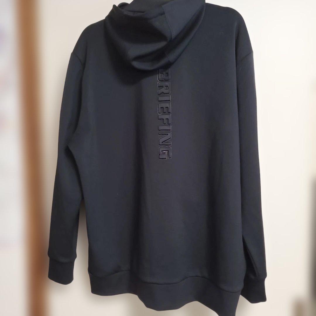 BRIEFING フルジップ フード付きトレーナー 2XL 黒