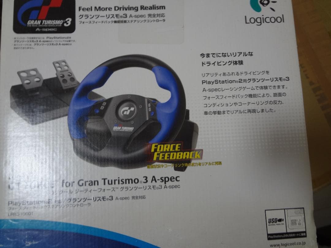 ロジクール GT FORCE PS2 未使用