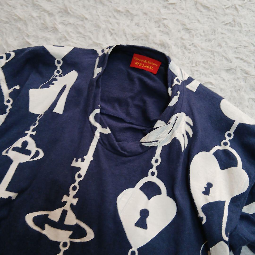 【Vivienne Westwood】変形 Ｔシャツ オーブ トップス 鍵