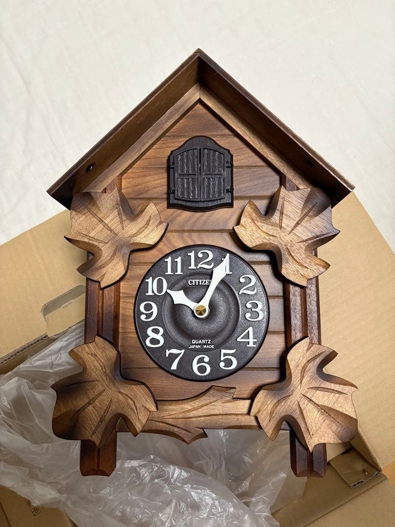 新品未使用）鳩時計　掛け時計　時計　からくり時計