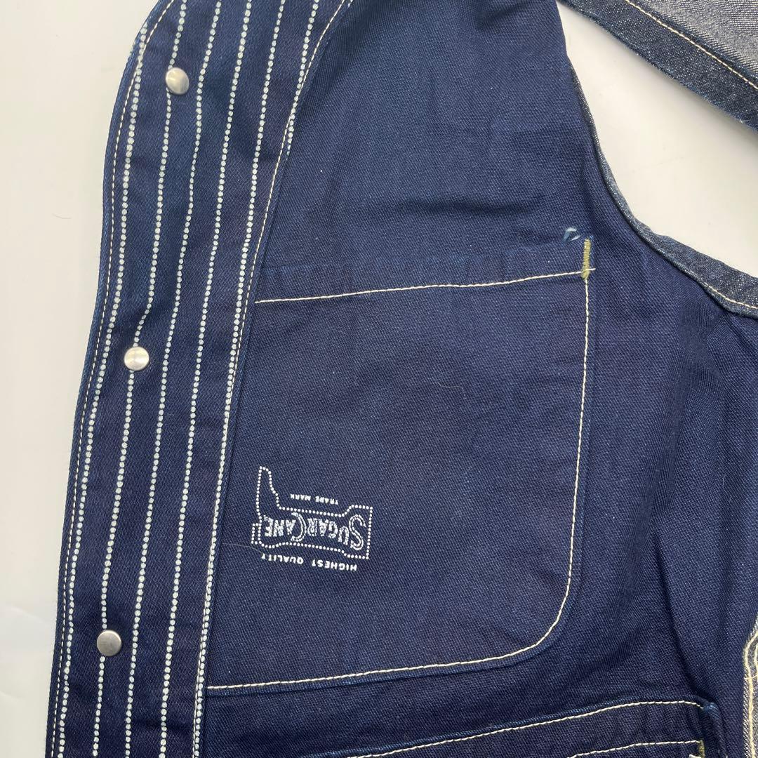 SUGAR CANE Star Denim ワークベスト 40 ウォバッシユ