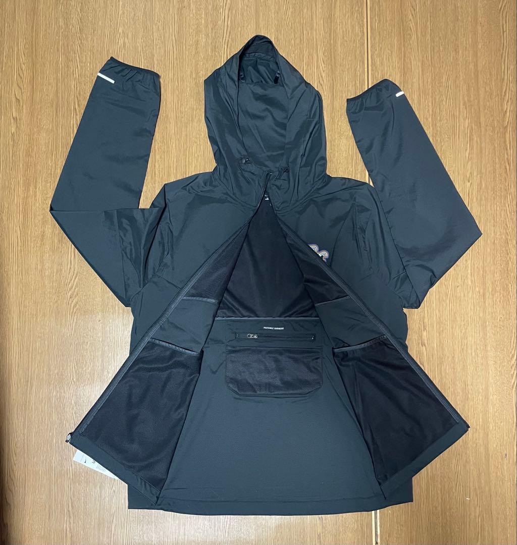 XL 新品 ナイキ ウインドランナー ランニングジャケット ウーブン レペル 黒