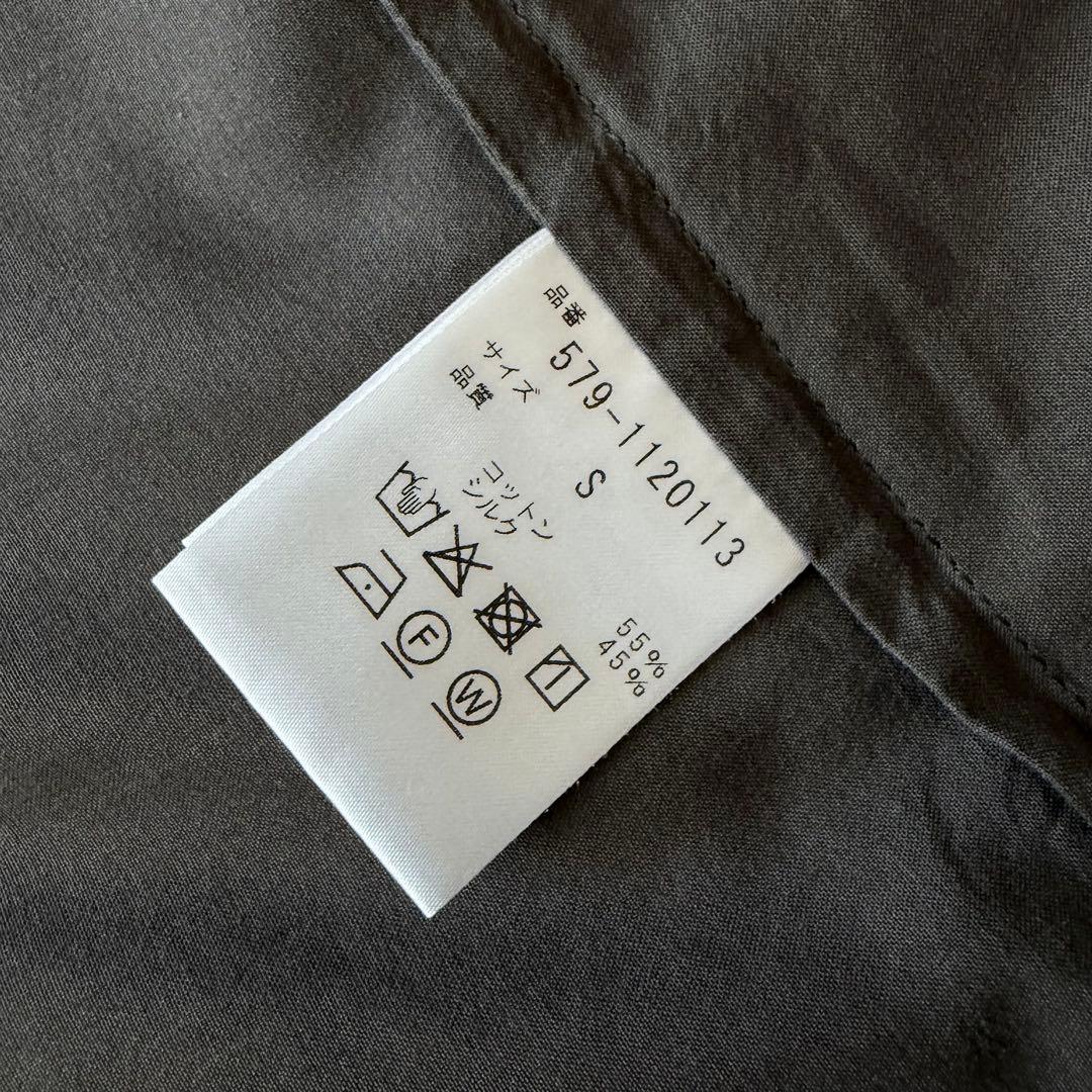 マーガレットハウエル コットン シルク ジャケット S グレージュ