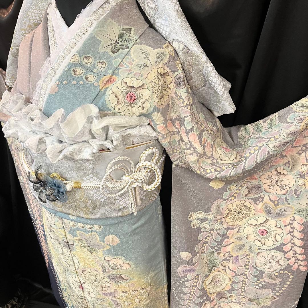 ◾️振袖フルセット ■辻ヶ花振袖■花絞り■成人式振り袖■振袖一式◾️辻が花