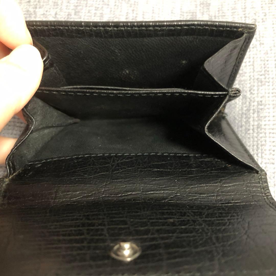 CI ブラック 二つ折り財布　ジャッキー　シグネチャー　黒　ウォレット