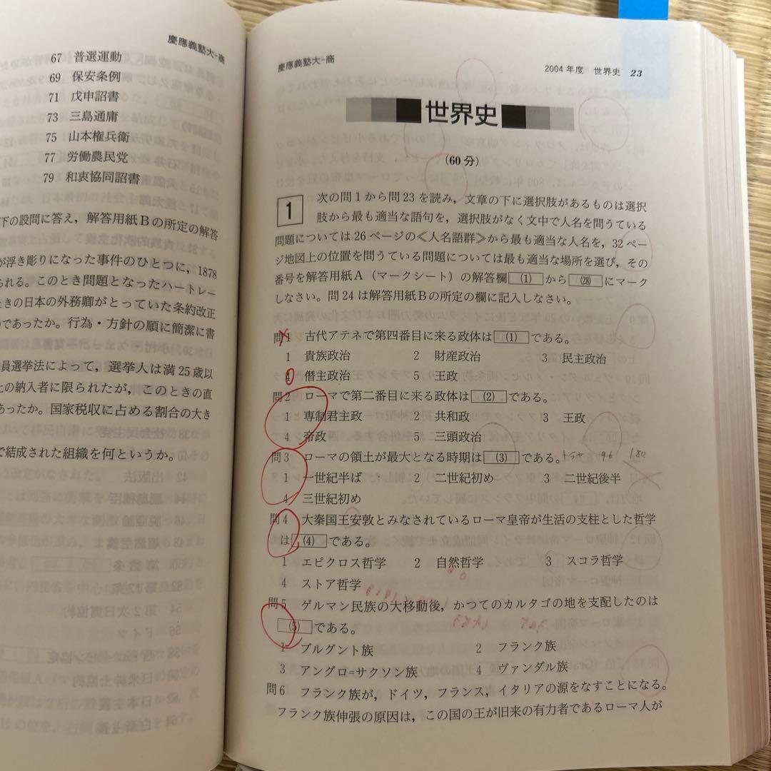 慶應義塾大学 商学部 赤本　2006 2010 2015 2020