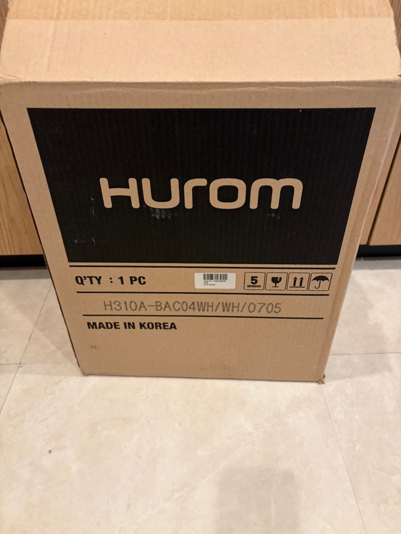 【新品未使用】 ヒューロム スロージューサー H310A WHITE