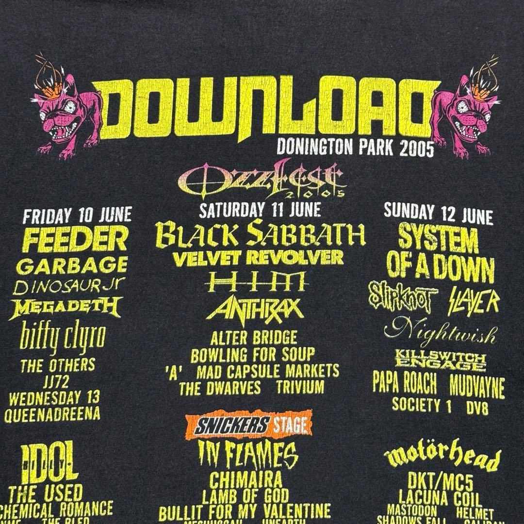 こ*ん様 希少XL Download Festival 2006 Tシャツ Oz
