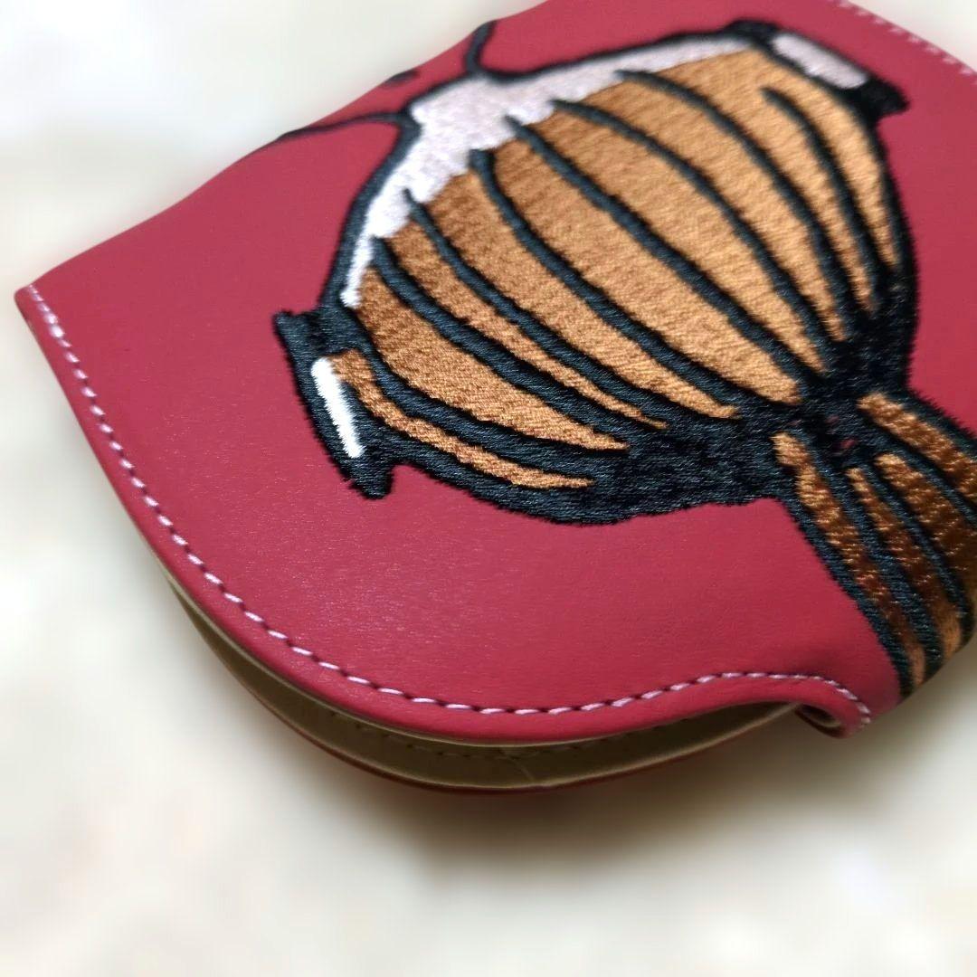 MOOMIN×Kitamura　二つ折り財布　リトルミイ　刺繍