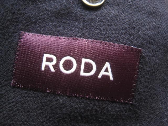 イタリア製 ローダ RODA ダブルブレストジャケット 46 M 紺 ロダ
