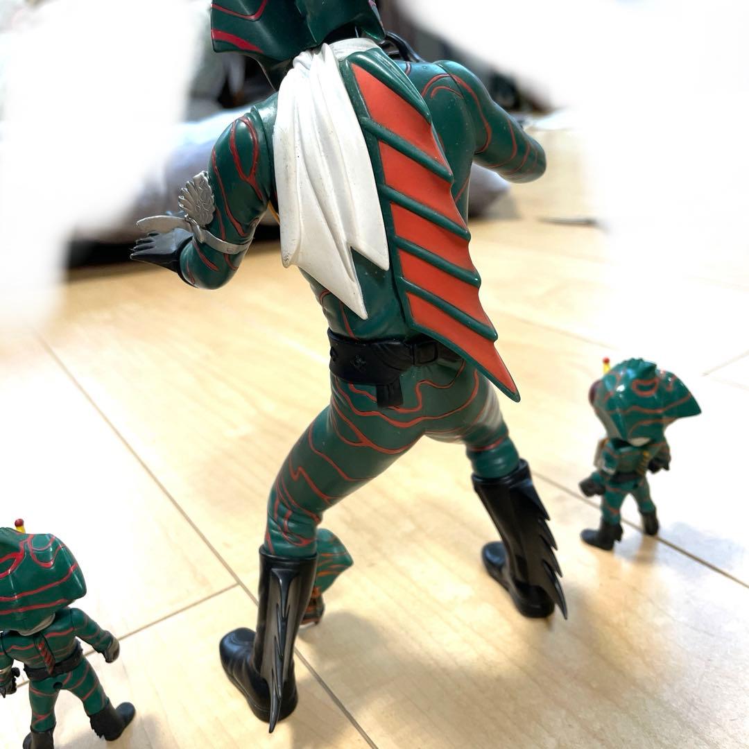 仮面ライダーアマゾン☆BIGソフビ☆・フィギュアまとめて売り。32