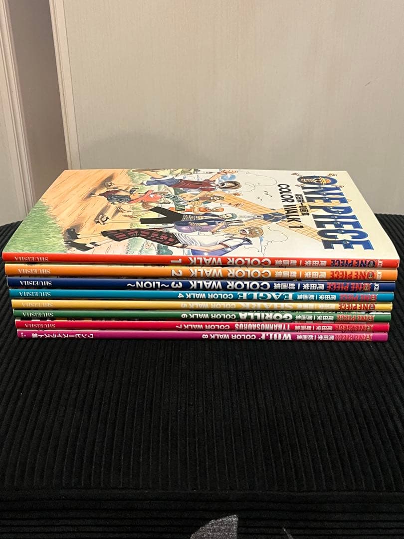 ONE PIECE 尾田栄一郎画集 COLORWALK 1-8セット