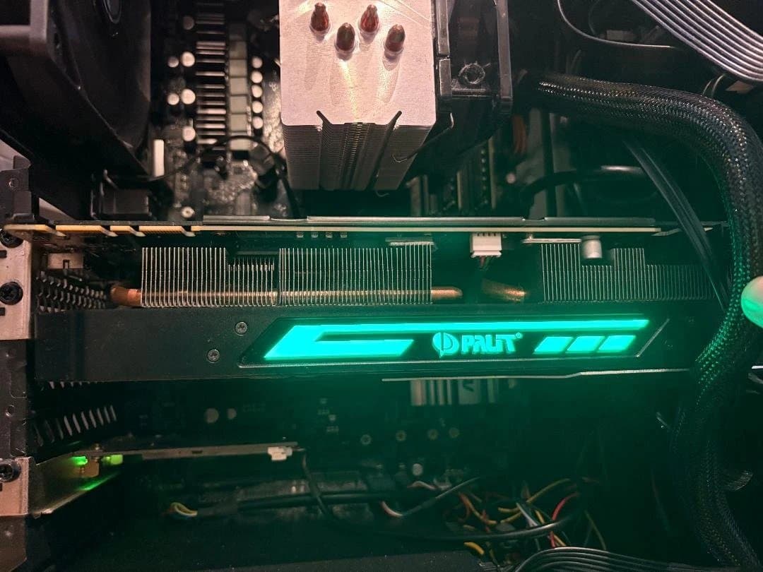 GTX1070 8GB Palit JetStream 起動確認 現状品