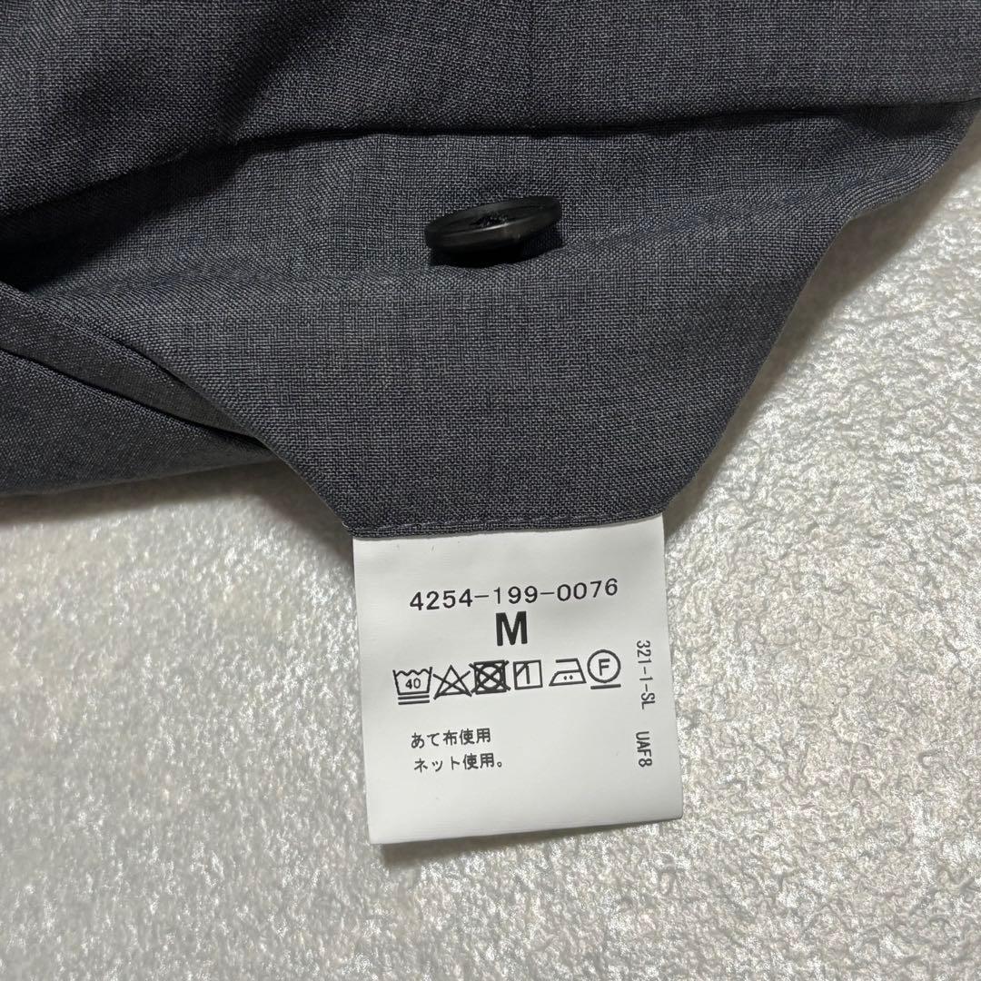 【美品】CITEN セットアップ 軽量 ジャケット ワイドパンツ M 春 グレー