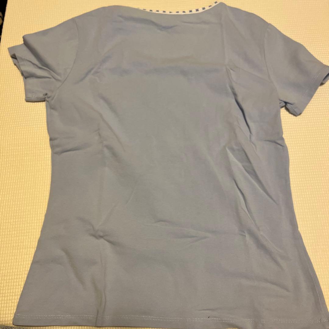 CELINE ライトブルー 半袖Tシャツ Mサイズ
