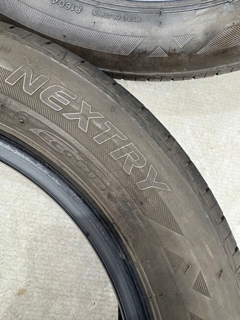 富山県☆155/65R14 ブリヂストンNEXTRY 4本 8分山