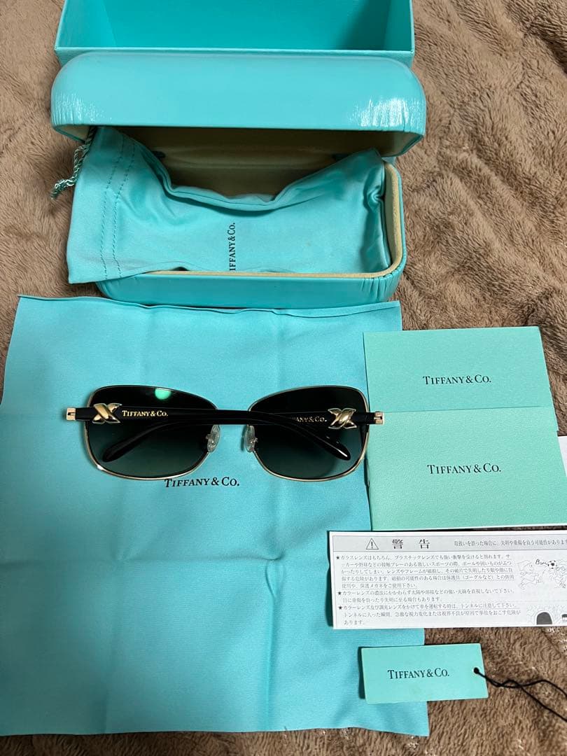 か*ー様 Tiffany & Co. ゴールドフレーム サングラス