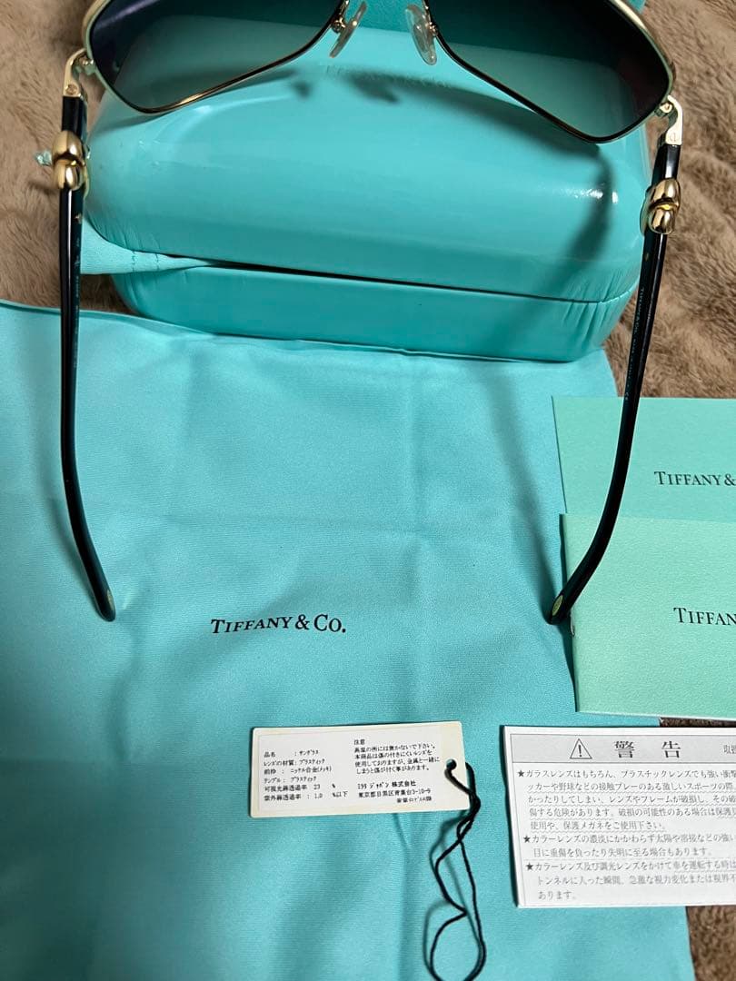 か*ー様 Tiffany & Co. ゴールドフレーム サングラス