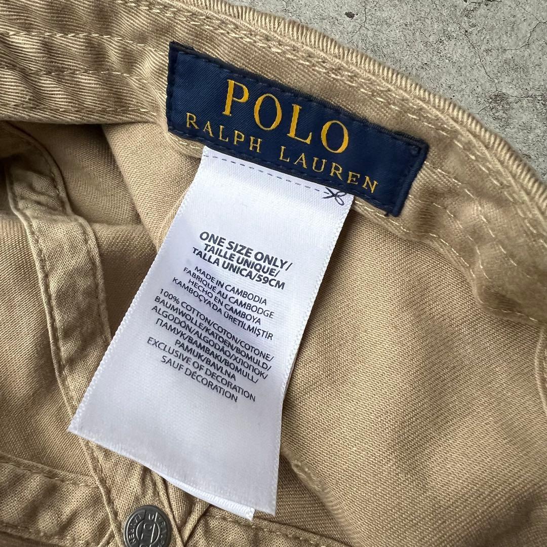 Polo Ralph Lauren ポロラルフローレン ロゴ 6パネルキャップ