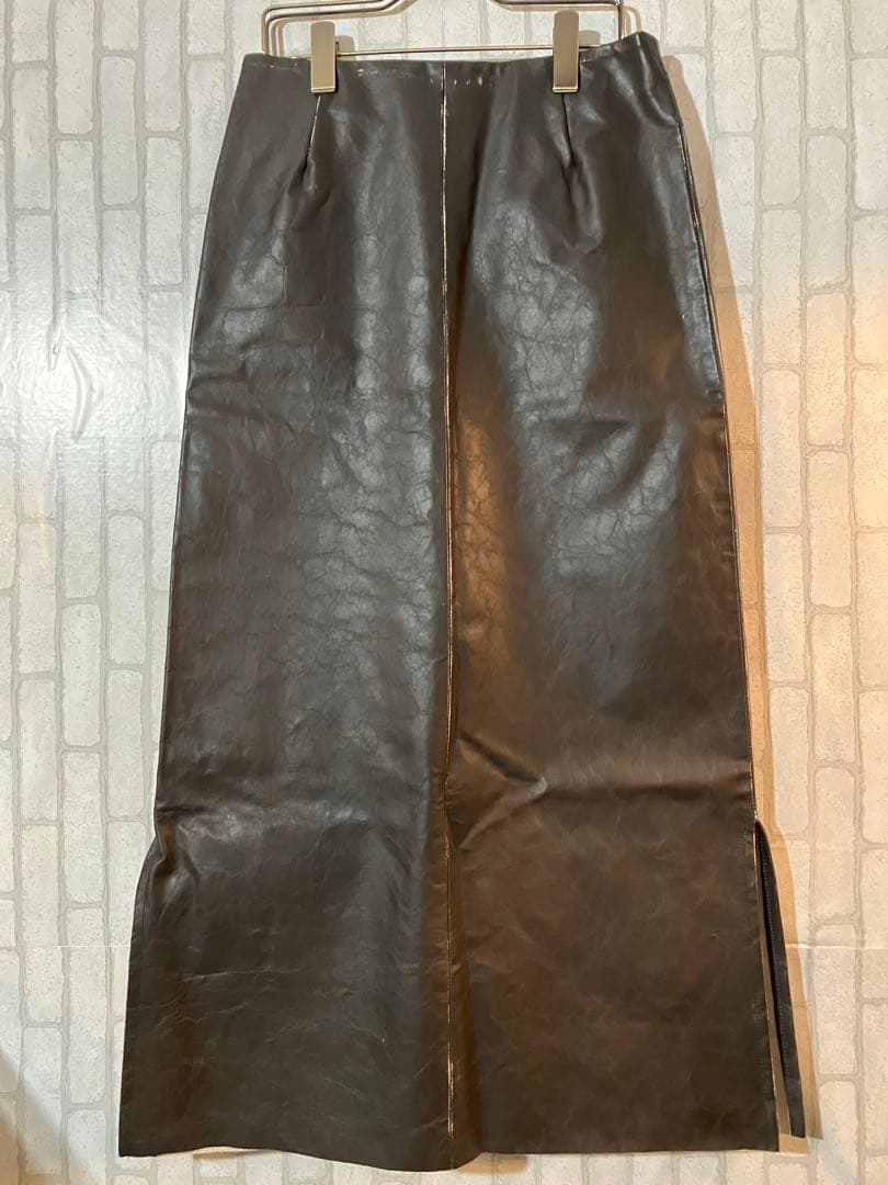 SEEALL/シーオール BIKER SKIRT 38 タグ付 定価9万以上
