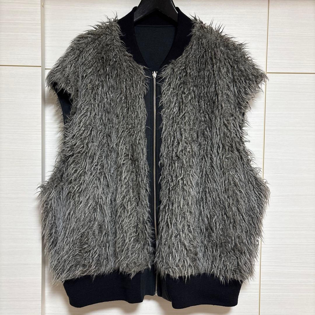 【極美品】URU WOOL PONCH ZIP UP VEST サイズ3