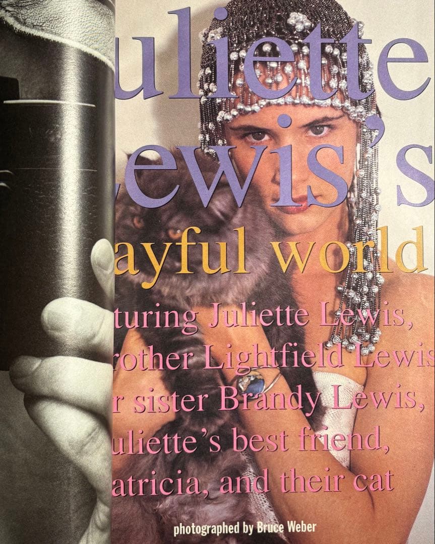 アート・デザイン・音楽 1993 4 INTERVIEW Magazine JULIETTE LEWIS