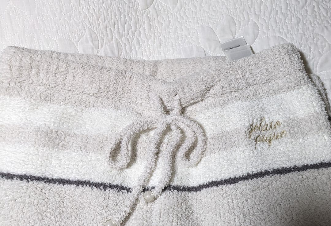 ジェラートピケ☆ボーダープルオーバー&ロングパンツ2点「8日迄限定特別価格」
