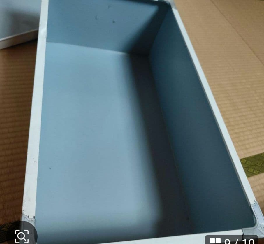 メル88777☆ レア☆ブリキ 衣装ケース ２個セット 昭和レトロ