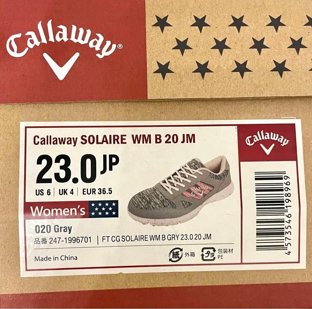 【新品】Callaway レディース ゴルフシューズ スパイクレス ソレイユ