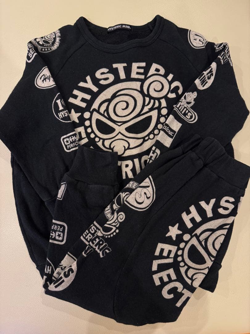 美品 HYSTERIC MINI ヒスミニ スウェット セットアップ105cm