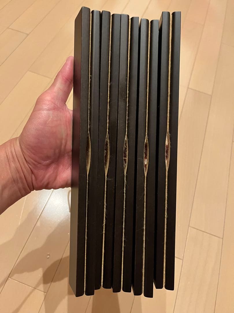 ナカタハンガー SET-06B ズボン吊りハンガー 5本組　スモークブラウン