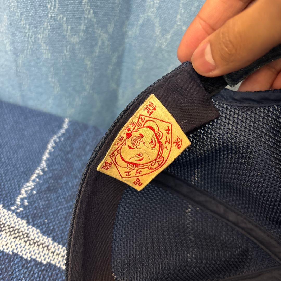 p*p様 EVISU デニムメッシュキャップ 白カモメ デニムキャップ ネイビー