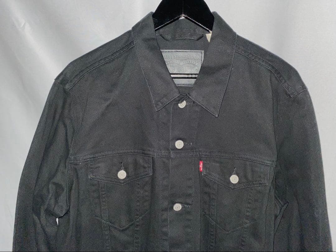 Levi’s 72334 ブラック デニムジャケット L トラッカー