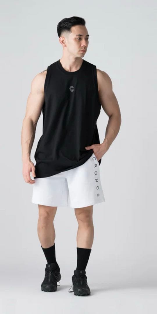 【新品・未使用品】cronos ノースリーブ　ブラック　XL