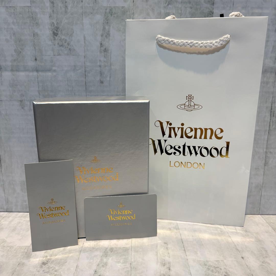 Vivienne Westwood 3つ折り財布 / レッド/ゴールド金具付き