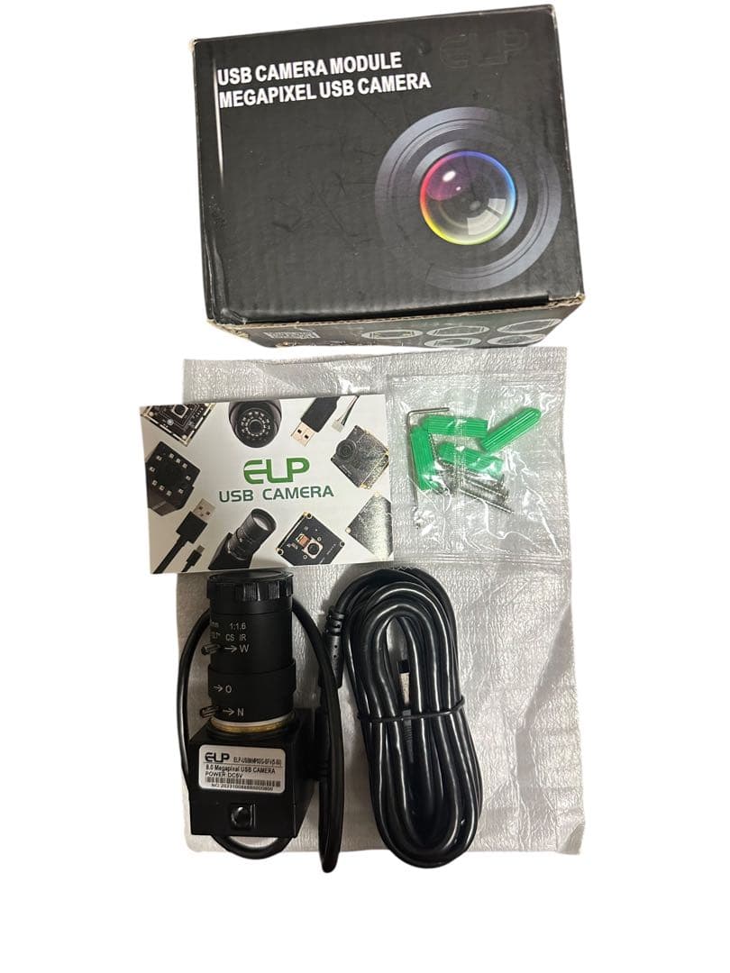 ELP 8MP USBカメラ 5-50mm可変焦点 IMX179搭載 HD画質