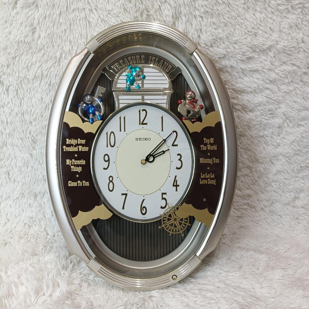 SEIKO からくり時計 トレジャーアイランド RE536S 動作確認済 廃盤
