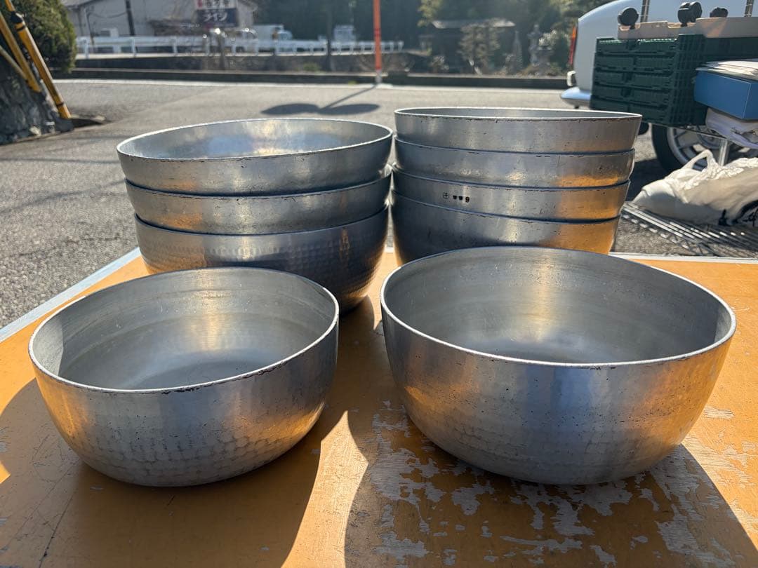 アルミ製やっとこ鍋　9個セット