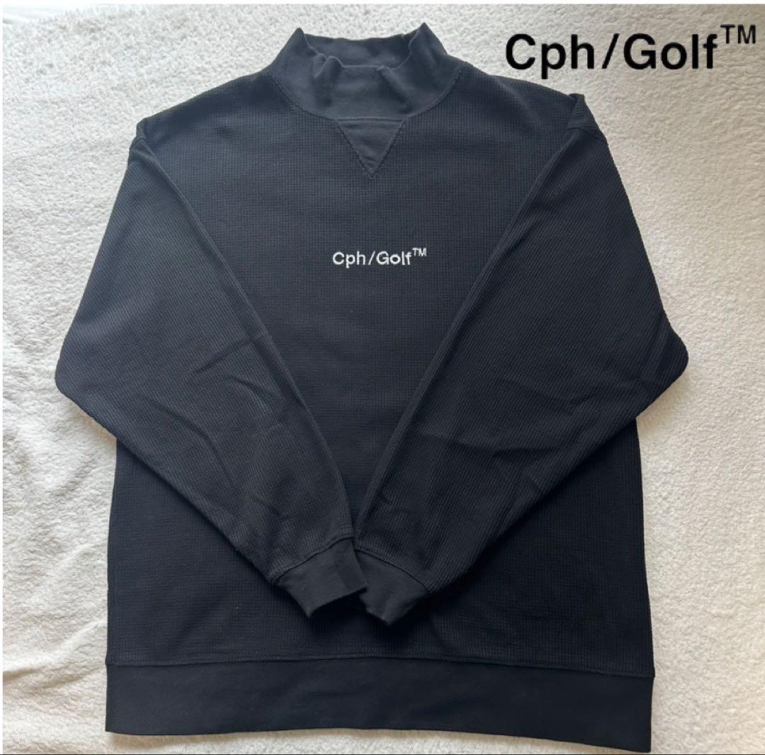 Cph/Golf キャプテンズヘルム ゴルフ ロゴ モックネック