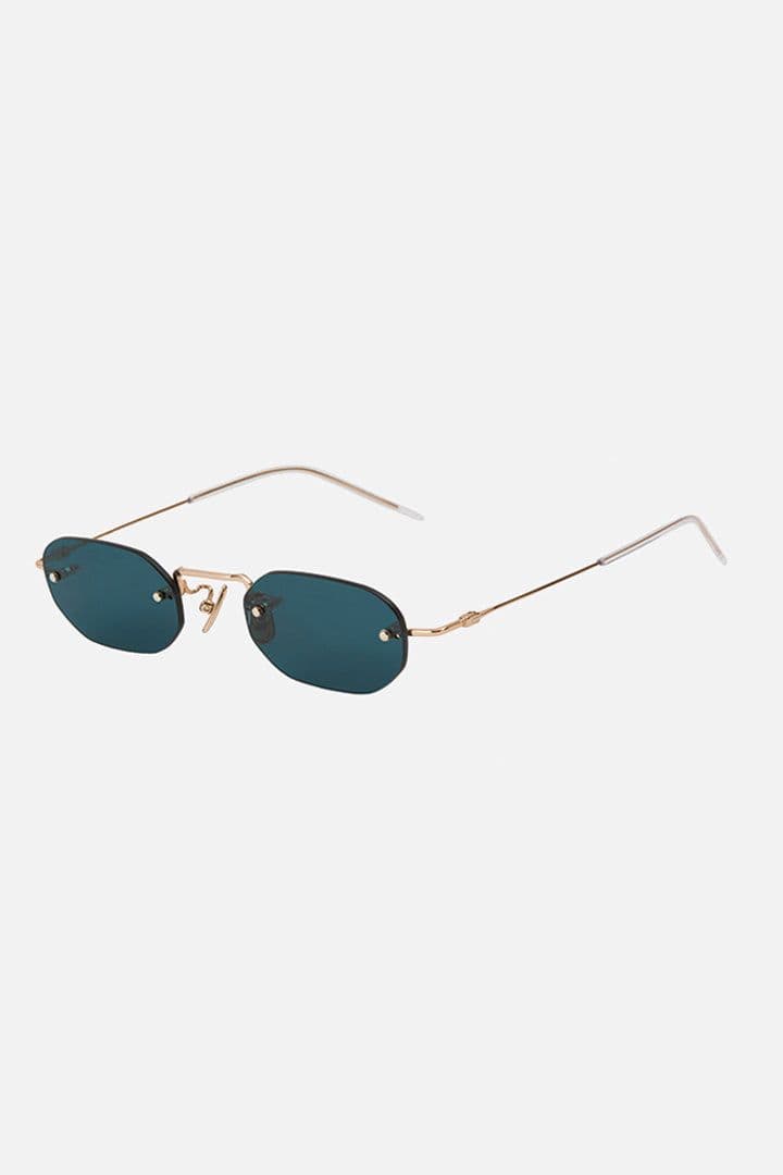 A.D.S.R. サングラス STEELY 02 Navy リムレス
