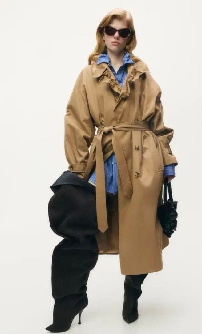  GLENNMARTENSトレンチコート コラボ　グレンマーティンス　XS