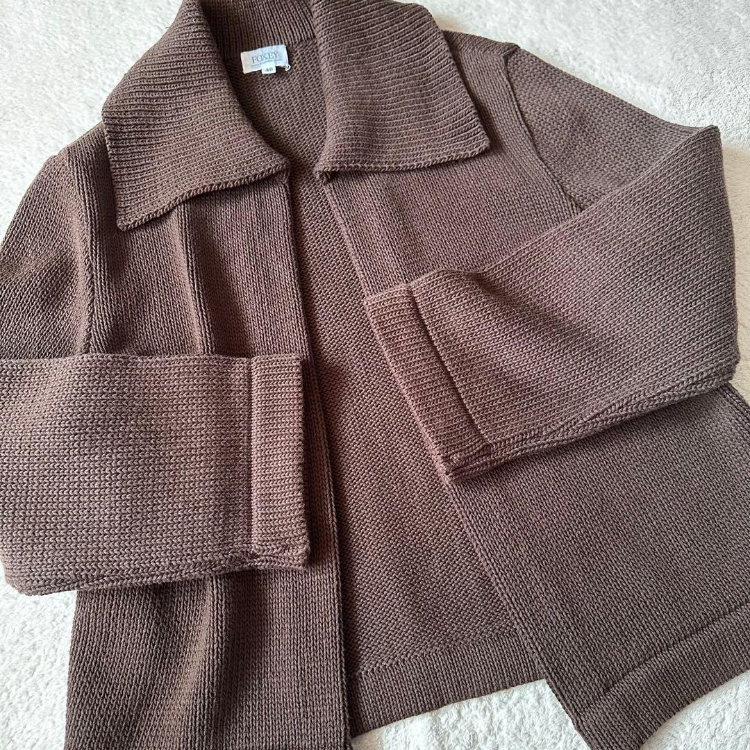 FOXEY BOUTIQUE ニットジャケット カーディガン 羽織 フォーマル
