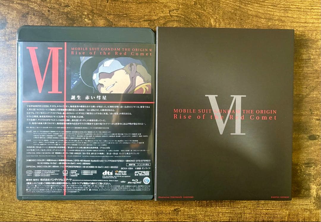 機動戦士ガンダム THE ORIGIN Blu Ray 6巻セット+ 公式資料集