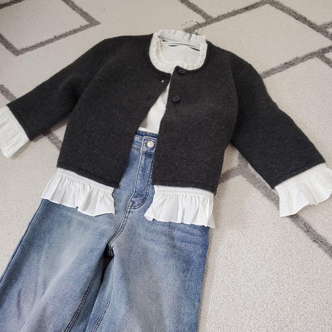 ‼️新品未使用タグ付き‼️　ZARA　ポプリンコンビニット