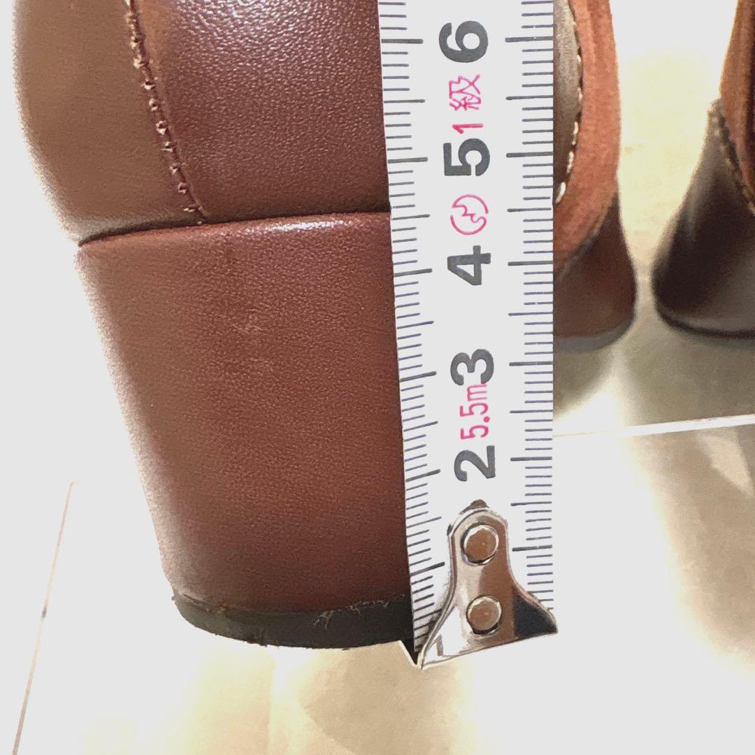 【美品】コーチ エリス ブーティ ショートブーツ 22.5cm レザー スエード