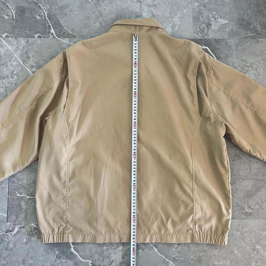 90s ラルフローレン スイングトップ ベージュ メンズ　古着　アメカジ